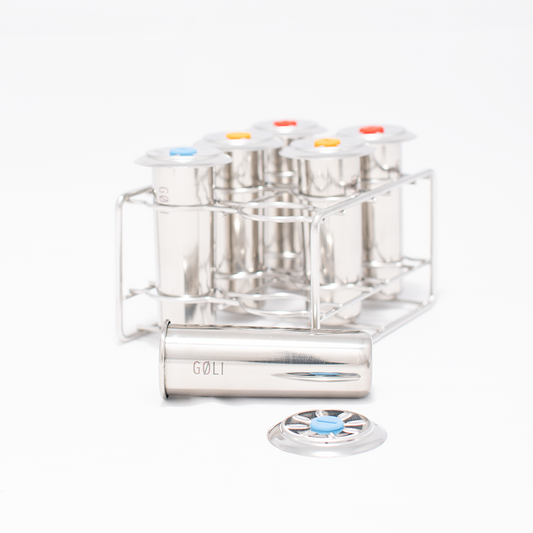 GØLI | Ispinneformer i 100% Rustfritt Stål, 6stk | Rund