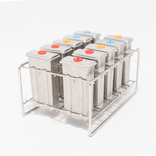 GØLI | Ispinneformer i 100% rustfritt stål, 10stk, flat | NYHET!