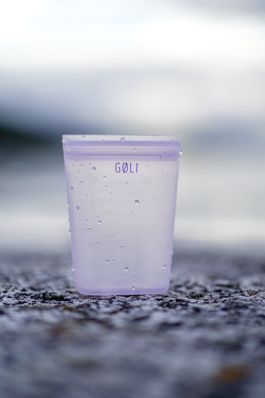 GØLI | Silikonposer til morsmelk, frukt og små porsjoner, 3-pk | 180 ml | Dus lilla